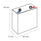 Preview: Akku Batterie Q-Quality  12V 23 AH M5  (20 AH) 12, 24, 36, 48, 60, 72, 84 Volt